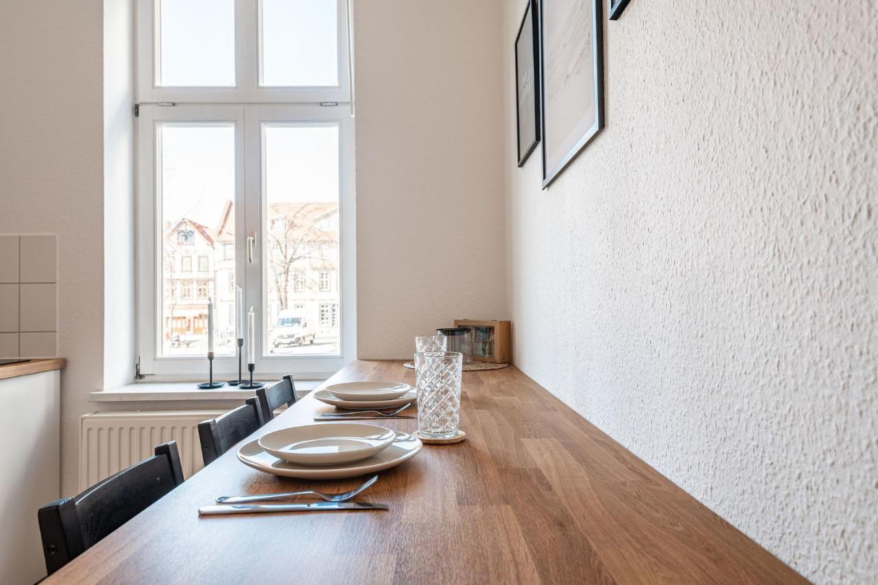 Exklusives Innenstadt Apartment - Parken - Smart-Tv - Kaffeevollautomat ヴェルニゲローデ エクステリア 写真