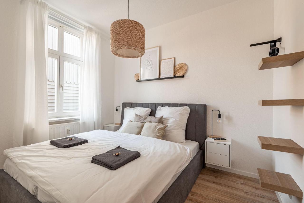 Exklusives Innenstadt Apartment - Parken - Smart-Tv - Kaffeevollautomat ヴェルニゲローデ エクステリア 写真