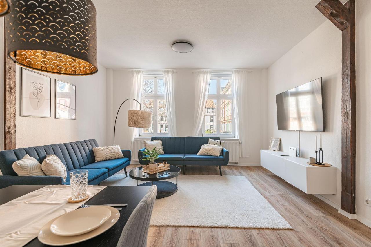 Exklusives Innenstadt Apartment - Parken - Smart-Tv - Kaffeevollautomat ヴェルニゲローデ エクステリア 写真